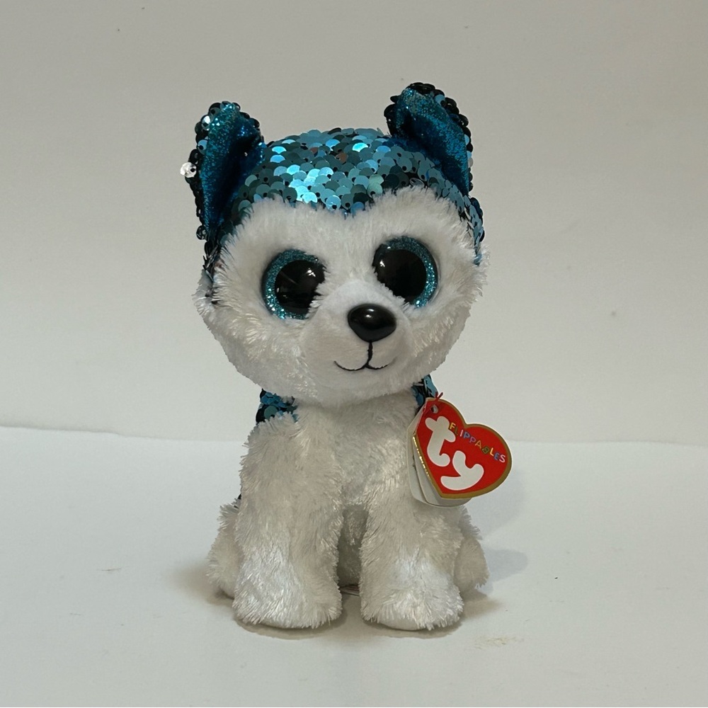 TY Flippables - Slush the Huskey (Glitter Eyes)